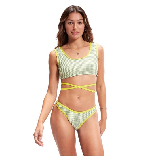 Speedo Dames/Dames Bikinitop Horizontale Streep (Geel) - Image 1