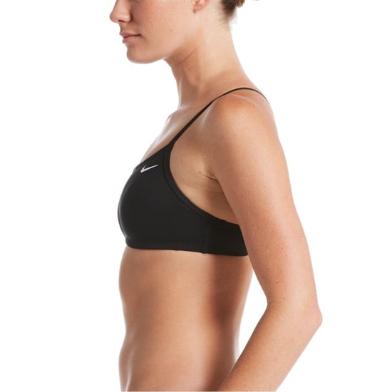 Nike Bikinitop met logo en racerback voor dames (Zwart) - Image 3
