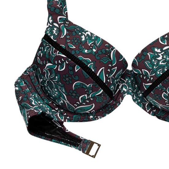 Panos Emporio Bikinitop met bloemenprint voor dames (Paars) - Image 3