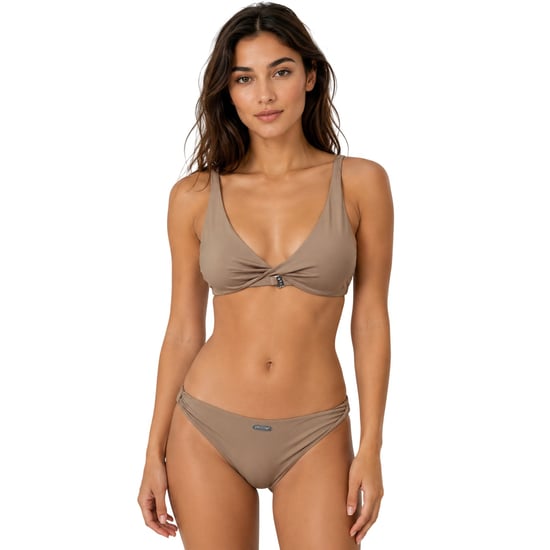 Off White Dames/Dames Minimalistische Bikini (Beige) - Image 1