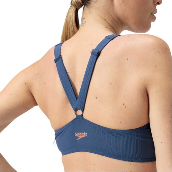 Speedo Dames/Dames Mathi Wai Zwangerschapsbikiniset met hoge taille (Blauw) - Image 2
