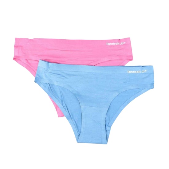 Reebok Dames/Dames Effen Slipje (Set van 2) (Blauw/roze) - Image 1