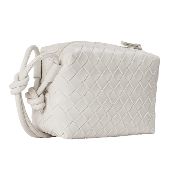 Jack Wills Woven Leather Crossbody Bag (Cream) - Image 2
