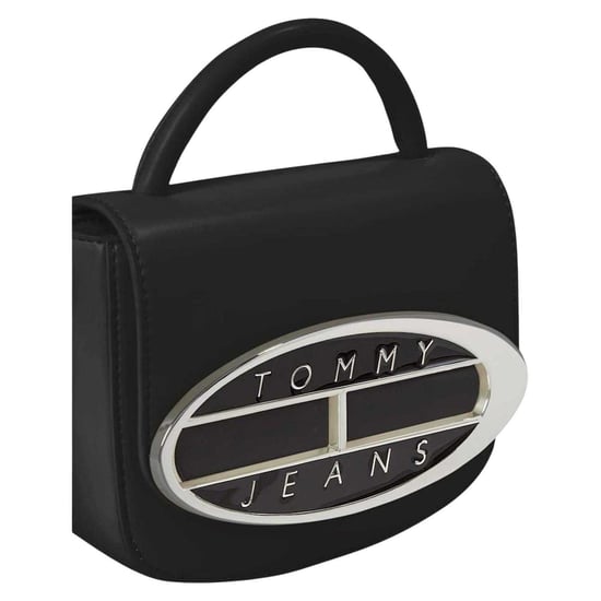 Tommy Jeans Schoudertas met ovaal logo, 0,75 l (Zwart) - Image 4