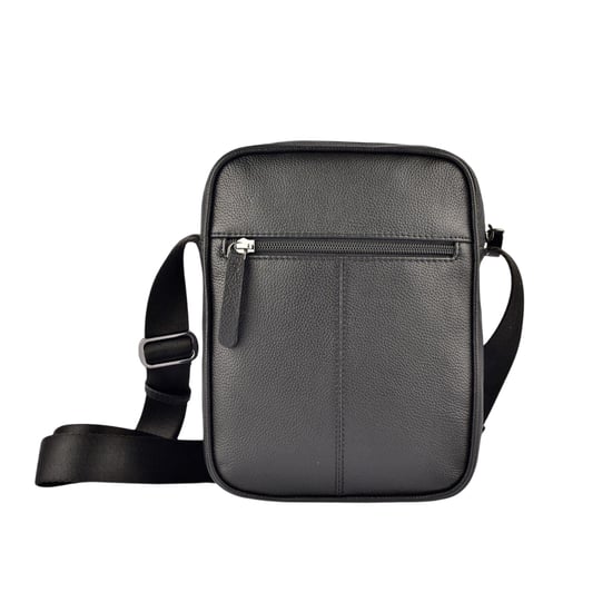 Firetrap Plain Leather Everyday Crossbody Bag (Black) - Image 2