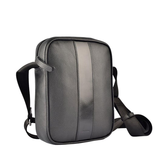 Firetrap Plain Leather Everyday Crossbody Bag (Black) - Image 3