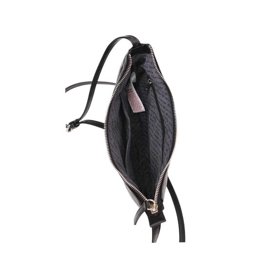 Firetrap Quilted Faux Leather Crossbody Bag (Black) - Image 2