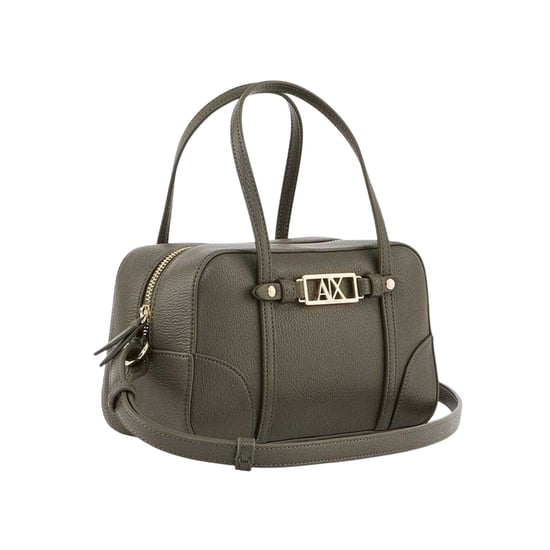 Armani Exchange Womens/Ladies Metal Logo Crossbody Bag (Dark Khaki) - Image 3
