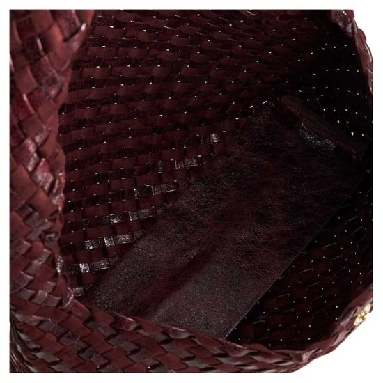 Dune London Hobo väska i korgväv (Aubergine) - Image 3