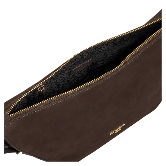 Dune London Delicately Leather Shoulder Bag (Dark Brown) - Image 3