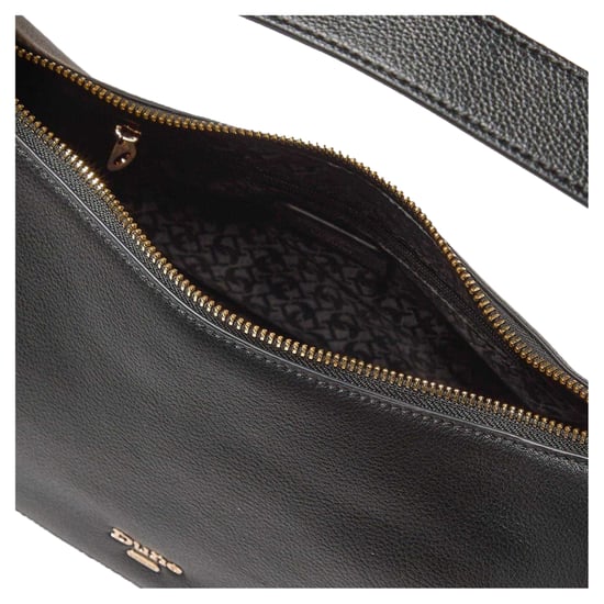 Dune London Delicately Leather Shoulder Bag (Black) - Image 3