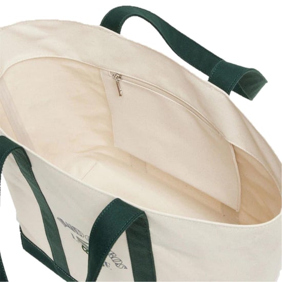 Lacoste Roland Garros Canvas Tote Bag (Natural Print) - Image 3