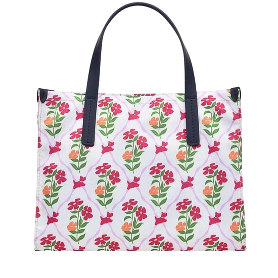 Radley Axelremsväska i återvunnen polyester med blommor (Svart) - Image 1
