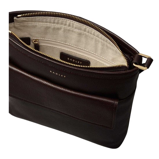 Radley Brompton Handväska i krokodilskinn (Brun) - Image 3