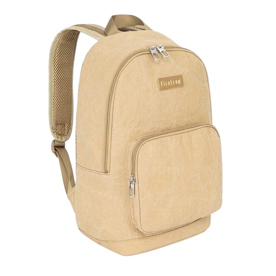 Firetrap Logo Kraft Paper Backpack (Beige) - Image 4