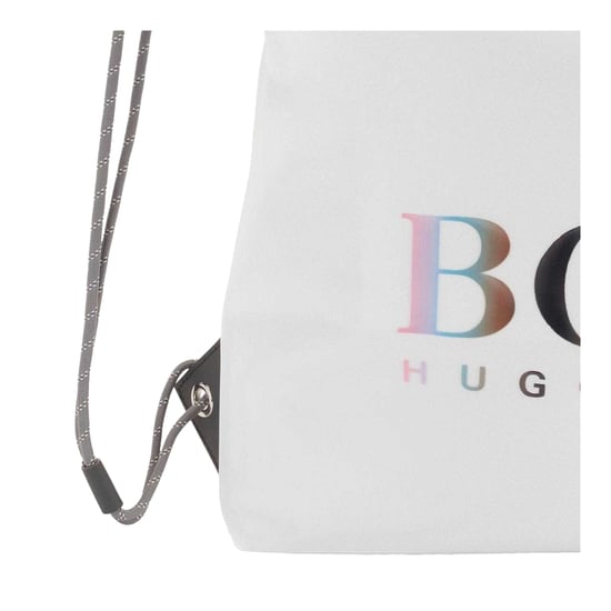 Boss Tlove Regenboog Logo Trekkoord Tas (Wit) - Image 4