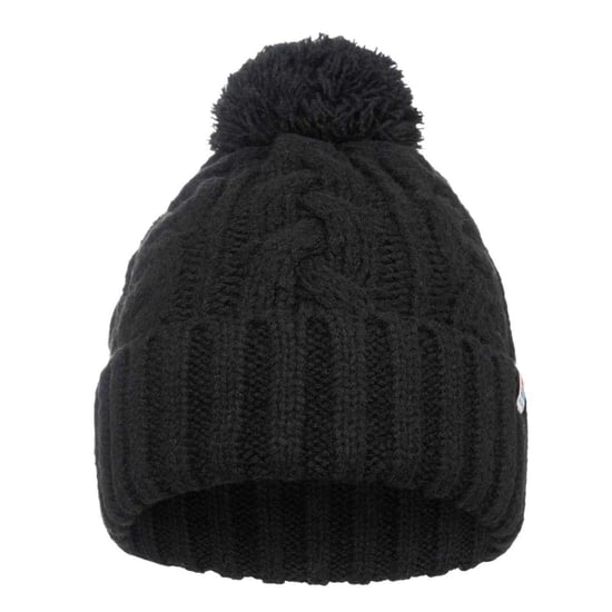 SoulCal Unisex Adult Cable Knit Bobble Hat (Black) - Image 1