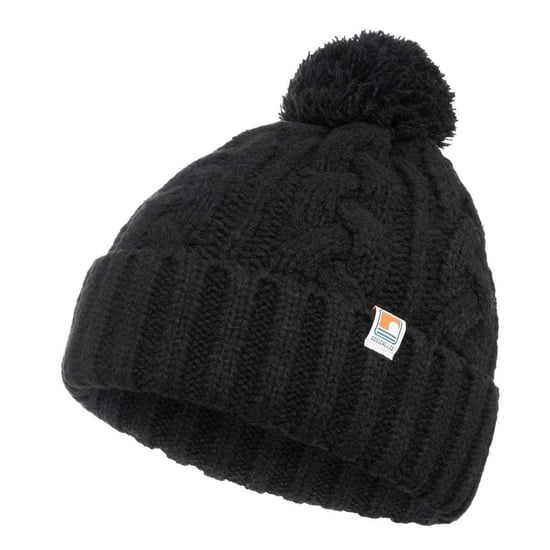 SoulCal Unisex Adult Cable Knit Bobble Hat (Black) - Image 2