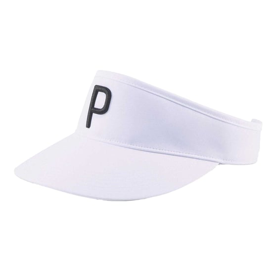 Puma Golfpet met geborduurd logo (Wit/zwart) - Image 1
