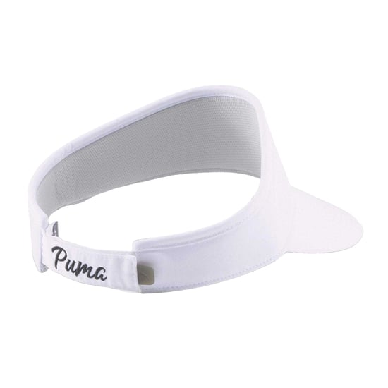 Puma Golfpet met geborduurd logo (Wit/zwart) - Image 3