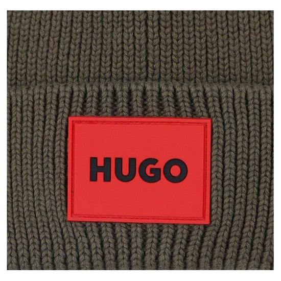 Hugo Kinder/Kids Logo geribbelde omgeslagen muts (Kalamata) - Image 4