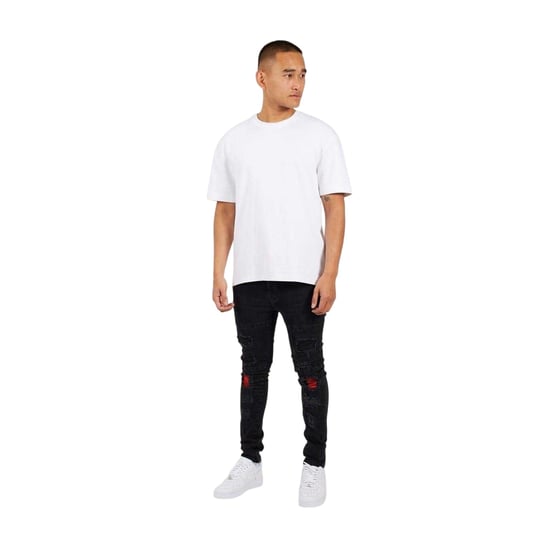 Brave Soul Herenjeans met scheuren (Houtskoolwas) - Image 1