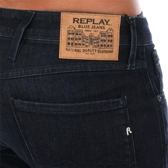 Replay Anbass stretch-slimfit-jeans voor heren (Donkerblauw) - Image 3