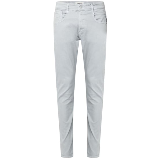 Replay Heren Anbass effen slim-fit jeans van katoenmix (Lichtblauw) - Image 1
