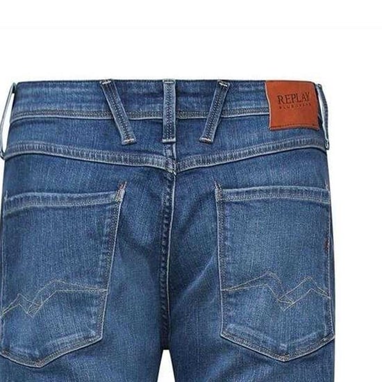 Replay Slim-fit herenjeans van Anbass van een katoenmix (Blauw) - Image 3