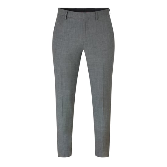Hugo Mannen Patroon Rechte Pantalon (Grijs) - Image 1