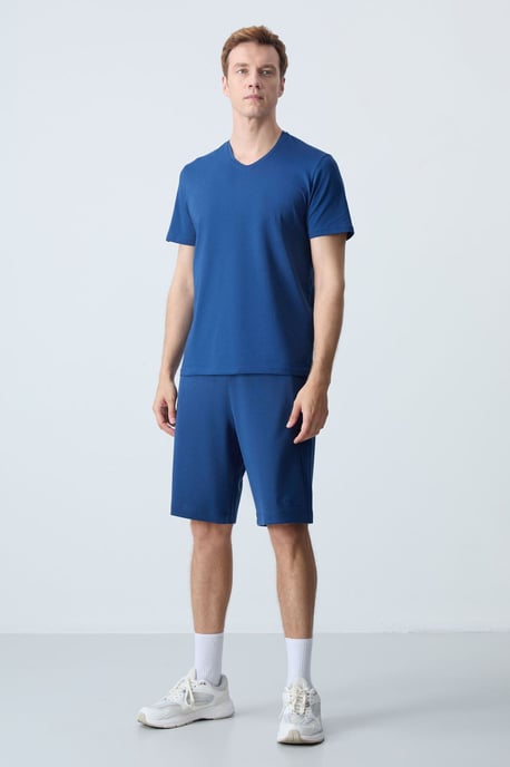 Heren Regular Fit Jersey Shorts - Image 4