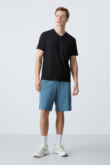 Heren Regular Fit Jersey Shorts - Image 2