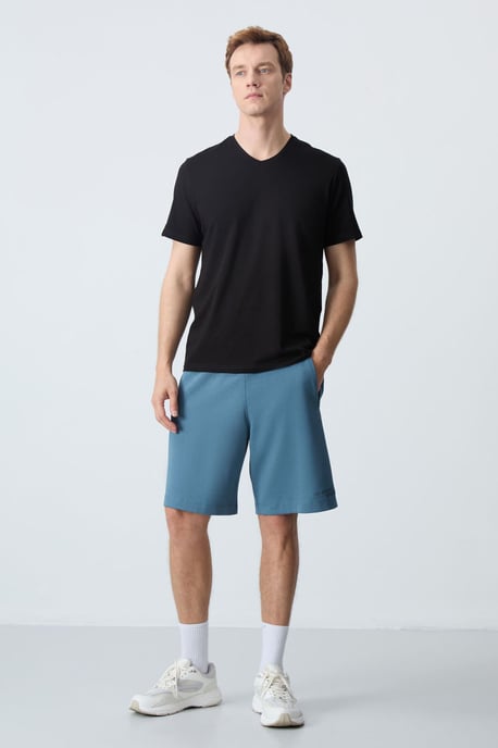 Heren Regular Fit Jersey Shorts - Image 5