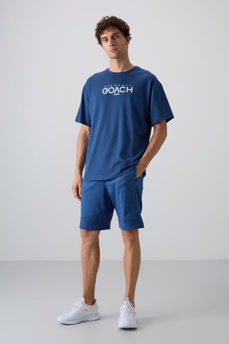 Oversized Logo Patch Crew Neck T-shirt - Image 2