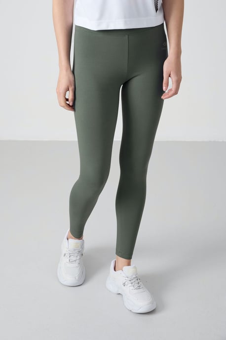 Hoge Taille Katoenen Elastaan Leggings - Image 1