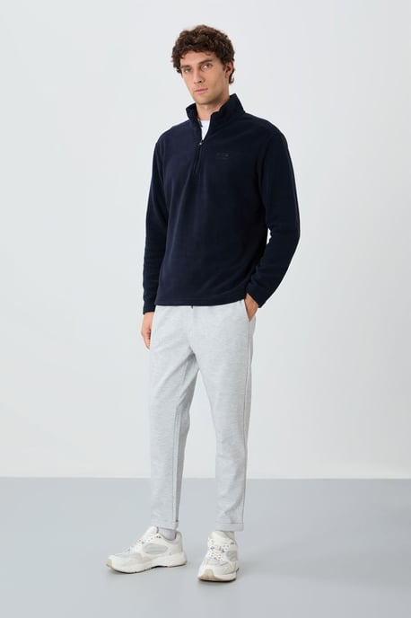 Men's Plush Half-Zip Sweatshirt - Image 2