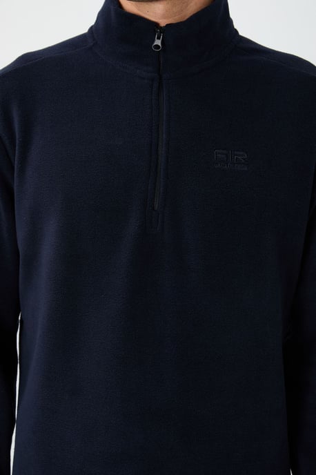 Men's Plush Half-Zip Sweatshirt - Image 4