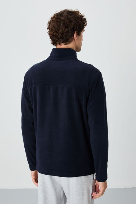 Men's Plush Half-Zip Sweatshirt - Image 5