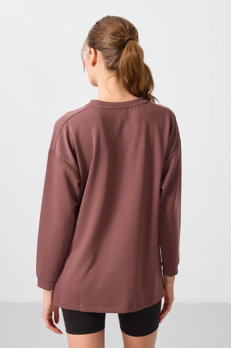 Langarm Jersey Tuniek Top - Image 4