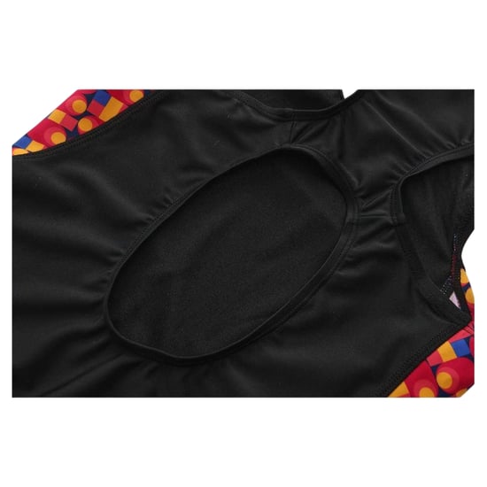 Slazenger Girls One Piece Swimsuit (Black/Green) - Image 3