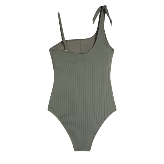 Chelsea Peers Dames/Dames geribbeld eendelig badpak (Groen) - Image 2