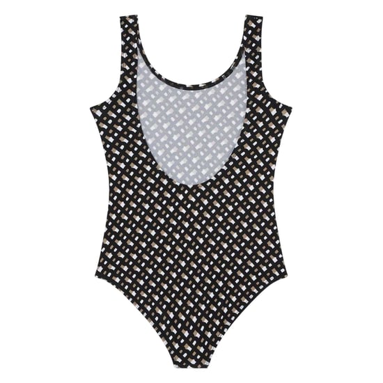 Boss Childrens/Kids Logo One Piece Swimsuit (Black/Brown) - Image 2