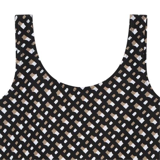 Boss Childrens/Kids Logo One Piece Swimsuit (Black/Brown) - Image 3