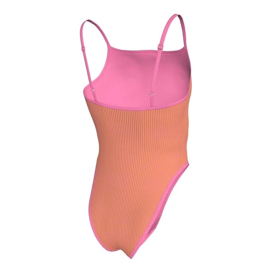 Nike Womens/Ladies One Piece Swimsuit (Pink Glow) - Image 2