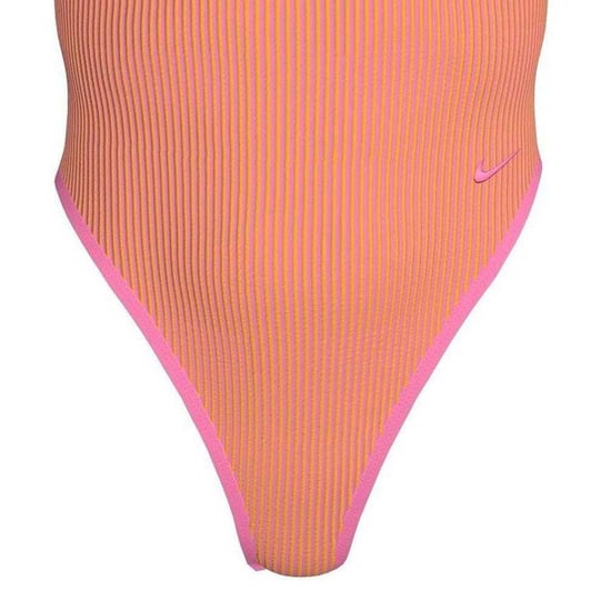 Nike Womens/Ladies One Piece Swimsuit (Pink Glow) - Image 3