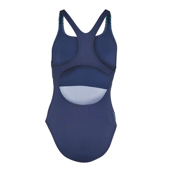 Speedo Dames/Dames Medalist Geometrisch Patroon Eendelig Zwempak (Lagune Blauw) - Image 2