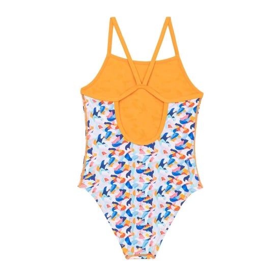 Slazenger Girls Abstract Spaghetti Strap One Piece Swimsuit (Purple) - Image 2