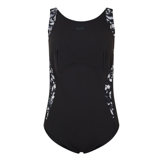 Speedo Dames/Dames logo-eendelig badpak (Zwart) - Image 1