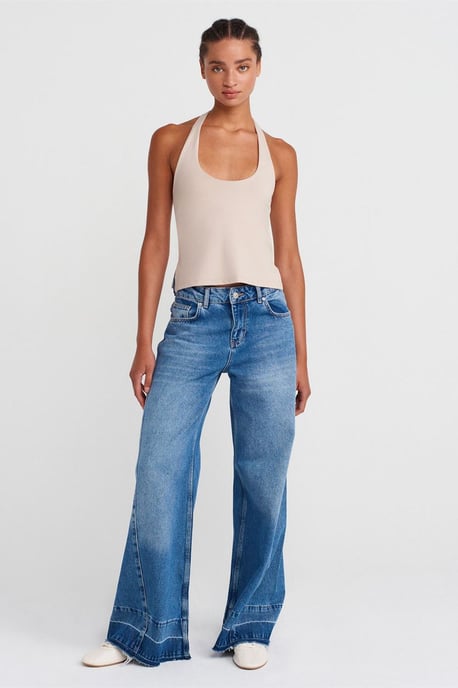 Women's Slim Fit Halter Neck Cut-Out Top - Image 4