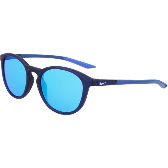 Nike Heren Evolution Logo Ronde Zonnebril (Marineblauw/Blauw) - Image 2
